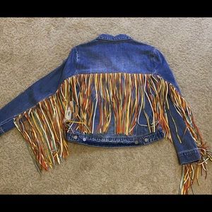 Fringe Jean jacket